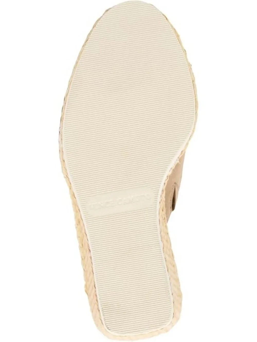 Vince Camuto Brissia Tortilla Nubuck Espadrille Platform Wedge Mule Size 11M New